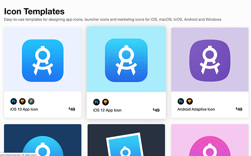 app icon template